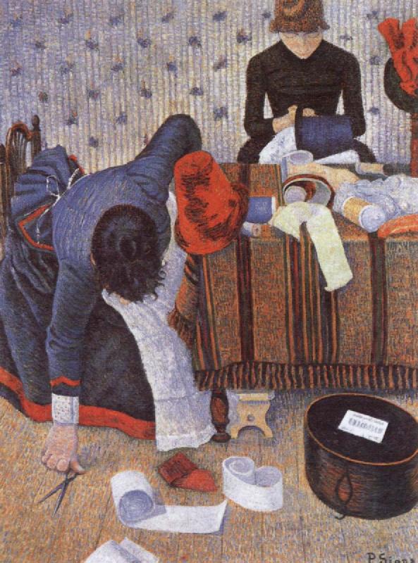 Two Milliners Rue du Caire, Paul Signac